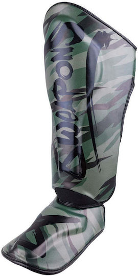 8 Weapons Adults Black Shin Guards