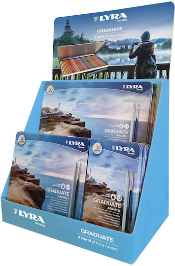 Lyra Stand De Afișare Metalic Monofolios