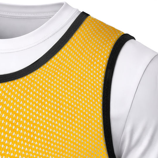 Team reinforced bibs Amila Yellow
