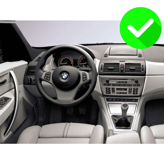 Carmedia Car Audio System for BMW X3 (E83) 2003-2010 (Bluetooth/USB/WiFi/GPS/Apple-Carplay/Android-Auto) with Touch Screen 12.3"