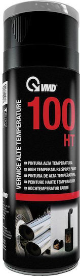 Spray Vopsea Termorezistentă 600°C 400 Ml Negru Pentru Aragaz Grătar Țevi Eșapament Rezistent La Căldură