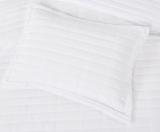 Liolios Home Sabina Tagesdecken Übergröße Off White 220x240cm 3Stücke