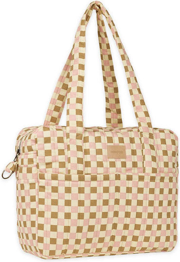 Nobodinoz Pink Stroller Bag Hyde Park