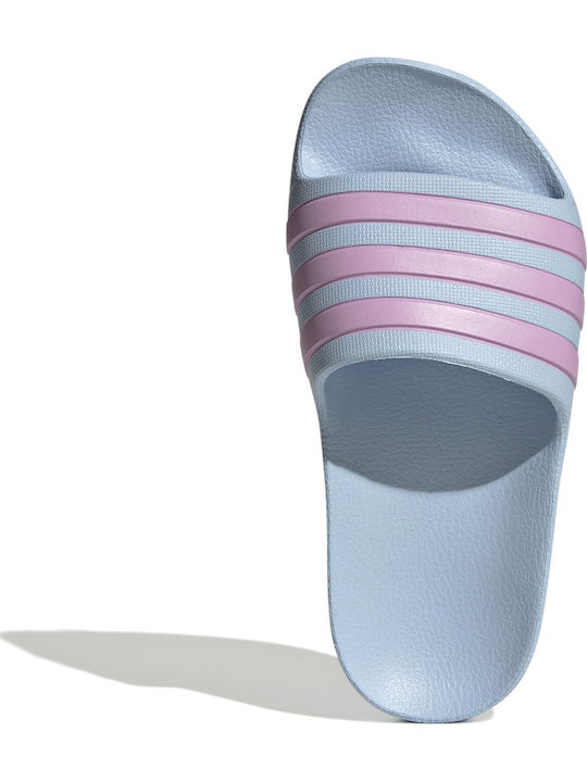 Kinder Flip-Flops Slides Hellblaue Adilette Aqua