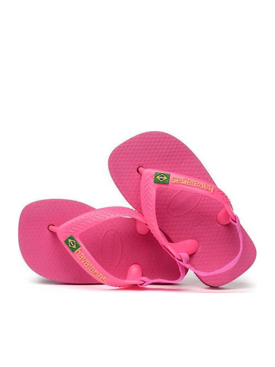 Kids' Sandals Pink Hav Baby Brasil Logo Ii