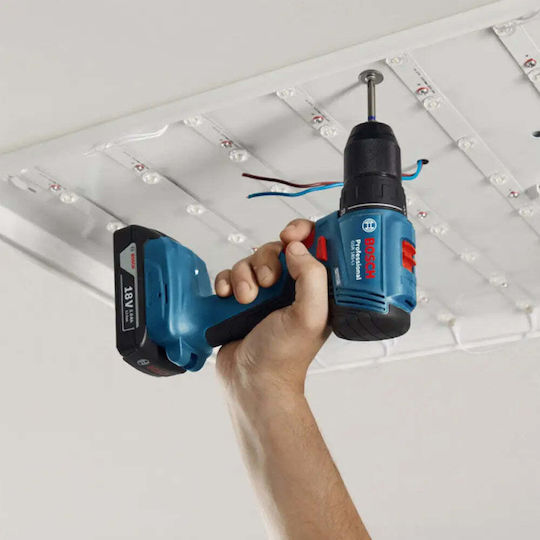 Bosch Комплект GSR 185 + GDR180 Сет Отвертка и Ударна Отвертка Безчеткови 18V с 2 Батерии 2Ah и Калъф