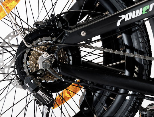 PowerRIDE Folding 20 14Ah Hydro 20" Black Foldable Electric City Bicycle