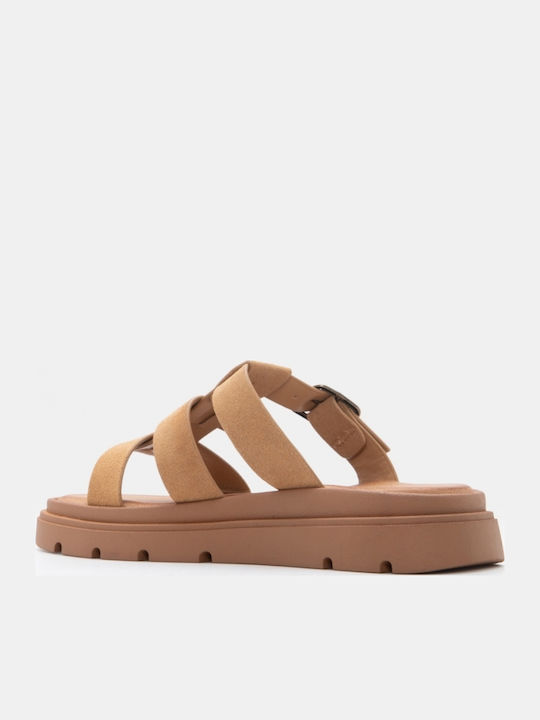 Γυναικεία Σανδάλια Flatforms Καφέ