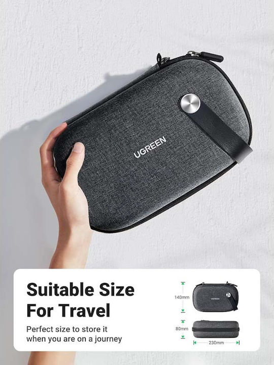 Ugreen Lp152 Travel Organizer Size L Black