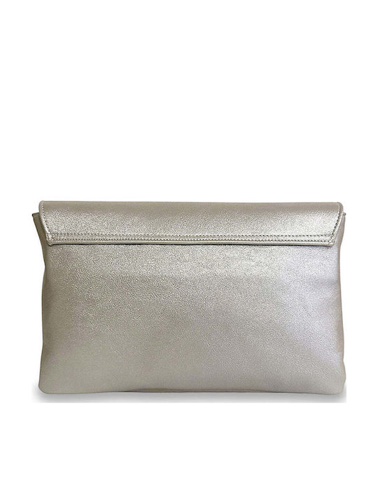 Women's Envelope Flap Dryon Silver Bag
