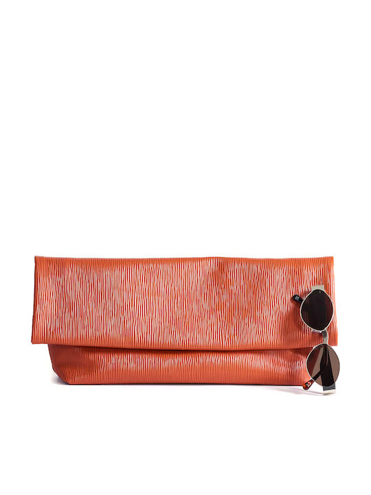 Fabric Women's Handbag Brown