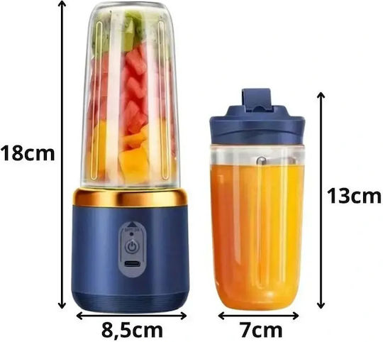 Blender with Plastic Jug 400 ml Blue