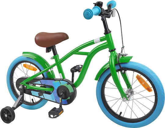 vidaXL 16" Παιδικό Mountain Bike Πράσινο