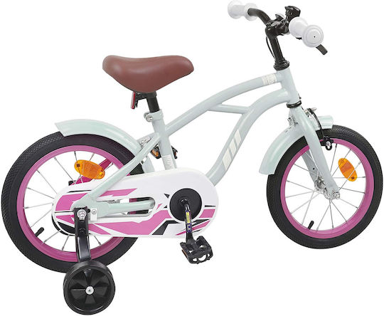 vidaXL 12" Kids' Bicycle Green