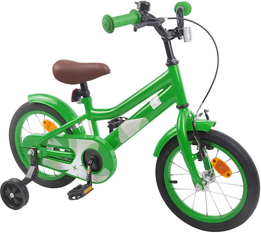 vidaXL 16 Zoll Kinderfahrrad Grün