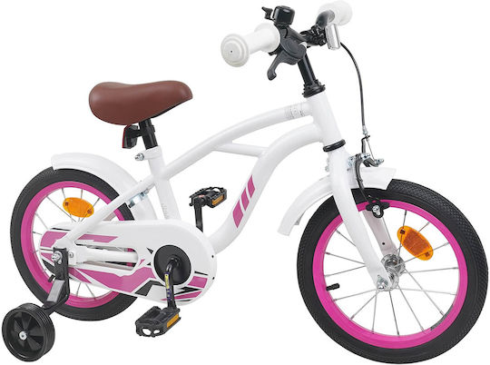 vidaXL 16" Kids' BMX Bicycle White