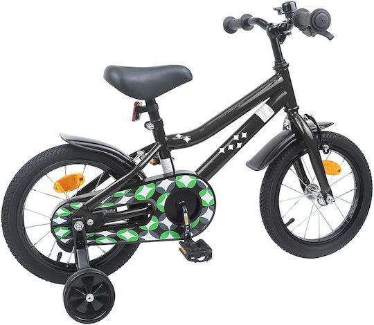 vidaXL 12" Kids' Bicycle Black