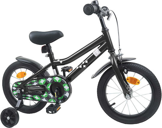 vidaXL 12" Kids' Bicycle Black