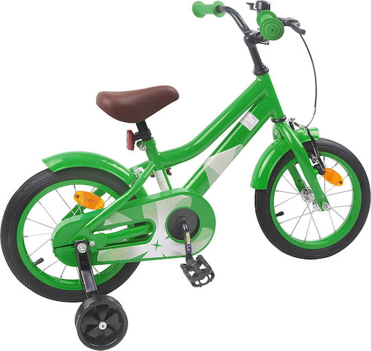 vidaXL 14" Παιδικό Ποδήλατo BMX Πράσινο