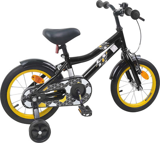 vidaXL 14" Παιδικό Mountain Bike Μαύρο