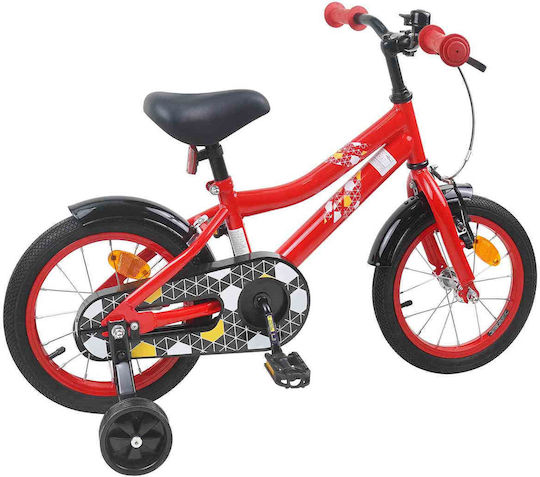 vidaXL 14" Παιδικό Ποδήλατo BMX Κόκκινο