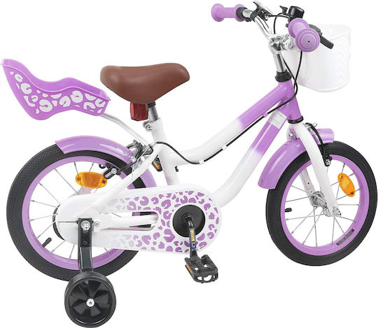 vidaXL 12" Παιδικό Ποδήλατo BMX Μωβ