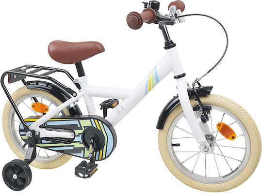 vidaXL Bicicletă De Munte Pentru Copii Albă 12"