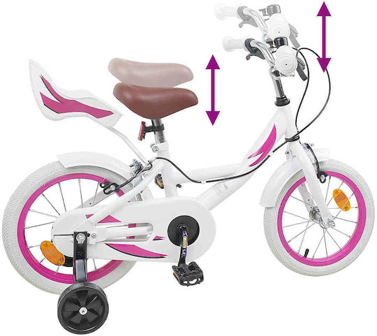 vidaXL 16" Kids' Mountain Bicycle White