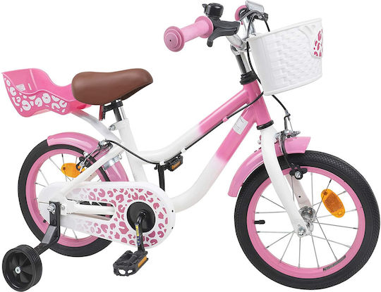vidaXL 12 Zoll Kinderfahrrad Rosa