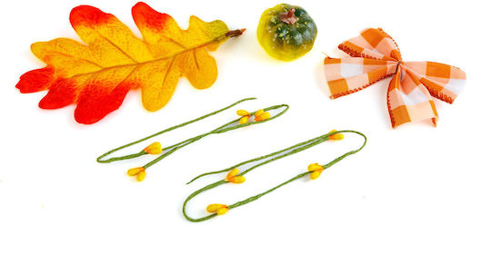 Herbstdekoration Set 5 Stücke Blätter Kürbis Sonnenblumen Warme Farben Herbstdekoration Set 5 Stücke Blätter Kürbis Sonnenblumen Warme Farben