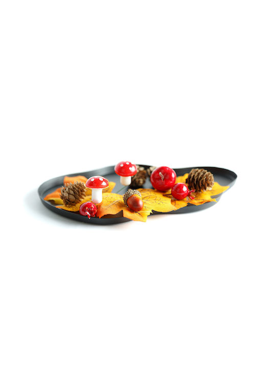 Herbstdekoration Set Laub Kiefernzapfen Kürbis 4 Designs