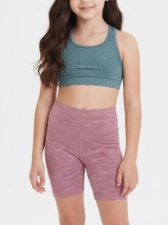 Kids Legging Sports Short Purple