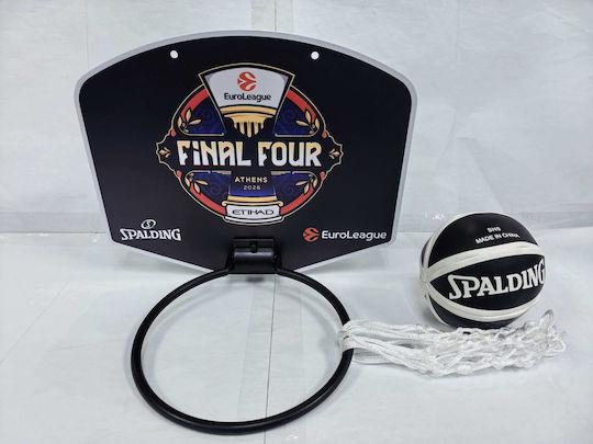 Spalding Micro Μπασκέτα με Ταμπλό και Διχτάκι