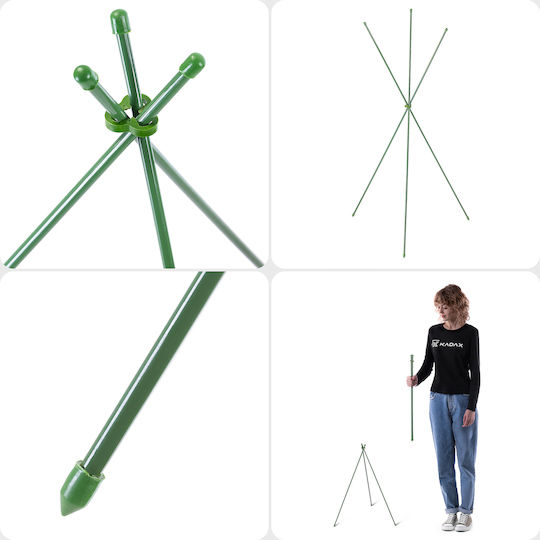 Kadax Set 3 Piese Țepușă Conică Pentru Grădină 60 Cm 10 Bucăți