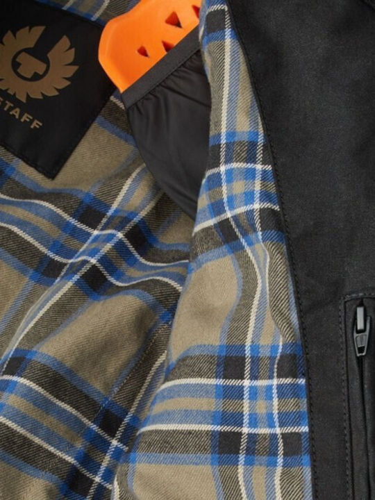 Belstaff Roberts Winter Herren Reitjacke Wasserdicht Schwarze