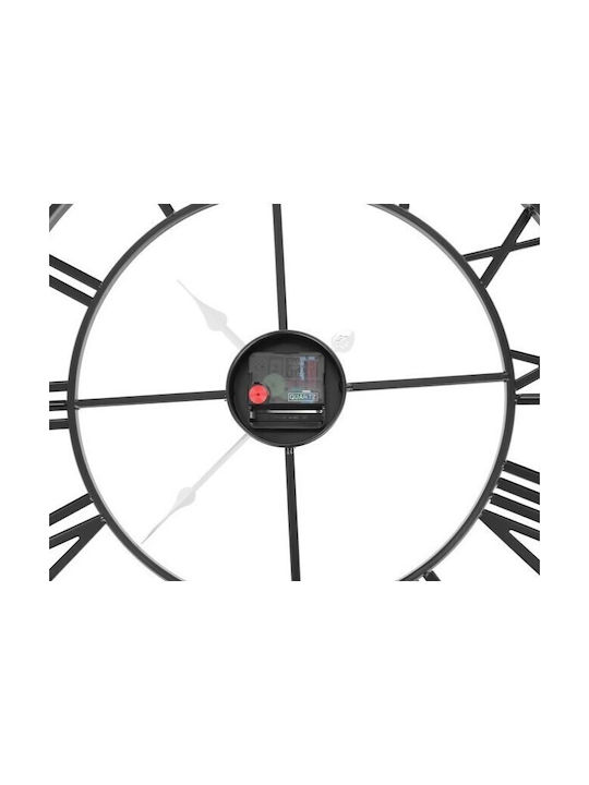 Antique Wall Clock Black Ø47.5cm