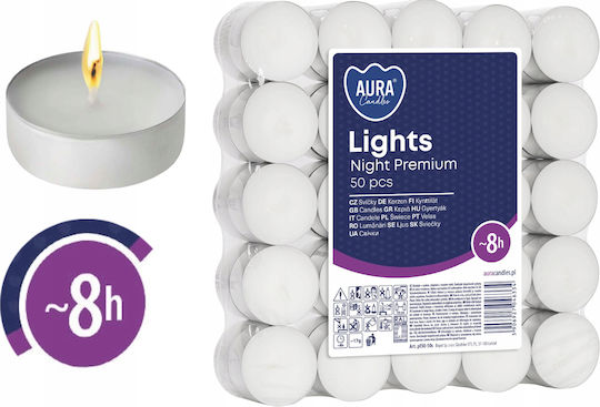 Aura Glass Teelichter Mit Aromatischem Duft 50 Stück Aura Glass Teelichter Mit Aromatischem Duft 50 Stück