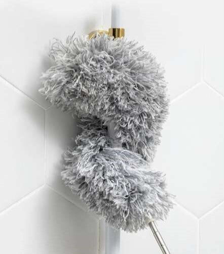 Pană Duster Telescopică Cu Microfibre 2 Capete Gri