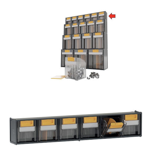 Modular Cabinet Ταμπακιέρα Εργαλείων 6 Θέσεων
