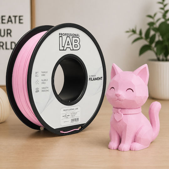 Pla Filament 3d Printer Professional Lab 1 Kg 1.75 Mm Pastel Pink