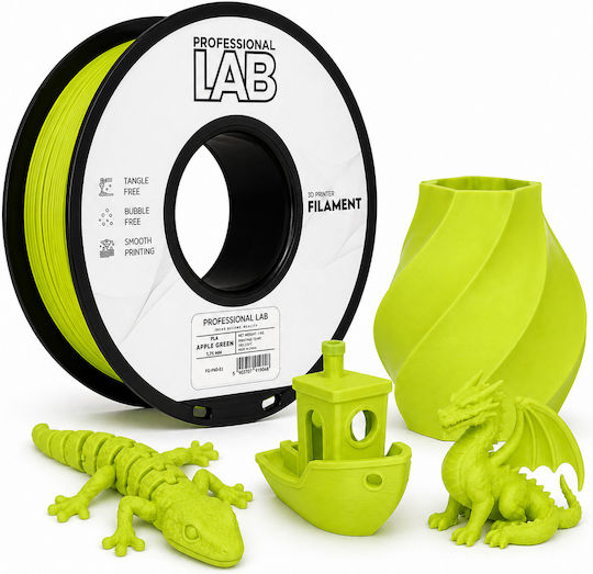 Filament Pla Pentru Imprimantă 3d Profesional Lab 1 Kg 1.75 Mm Verde Închis