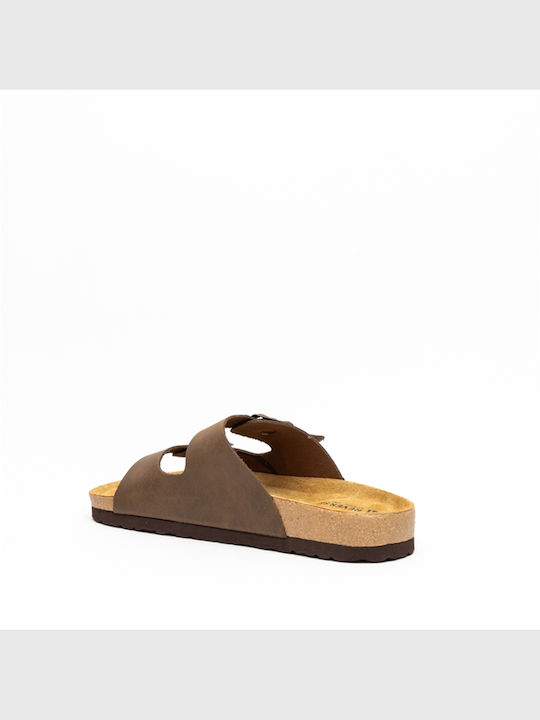 Women's Flat Sandals Brown