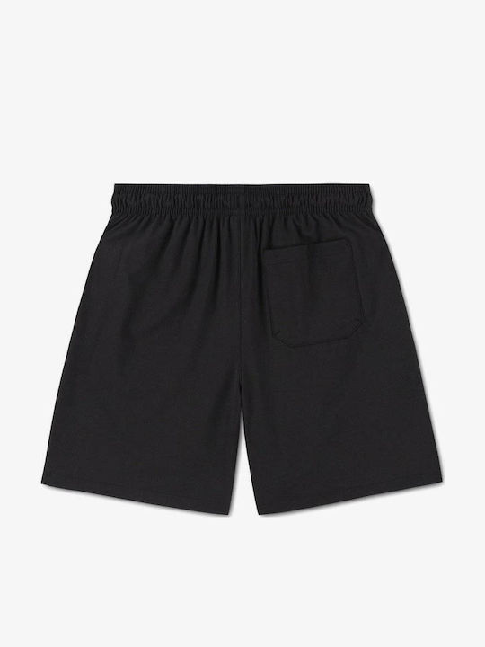 Kinder Shorts Bermudas Stoff Schwarz