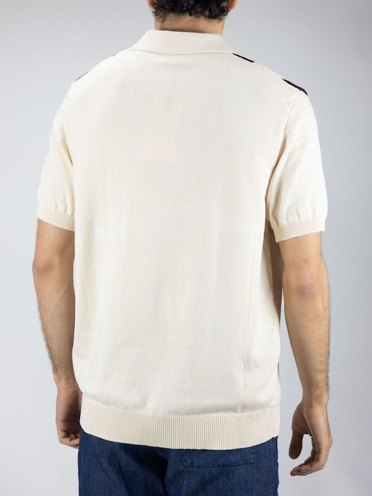 Herrenblusen Polo Kurzarm Braun