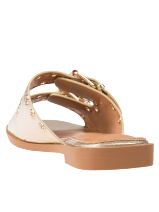 Goldene Damen Sandalen