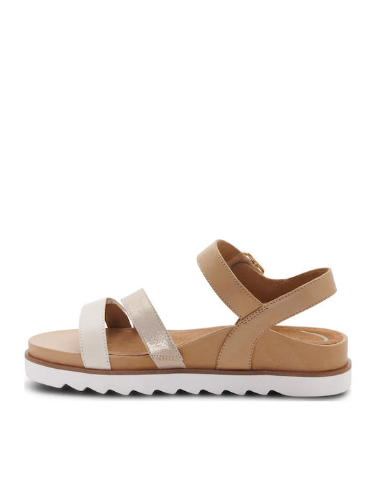 Leather Women's Anatomic Gold Sandals