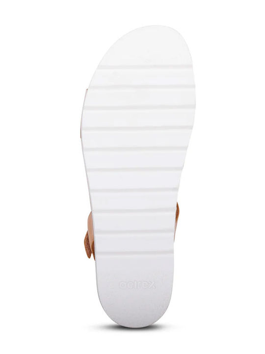 Leather Women's Anatomic Gold Sandals