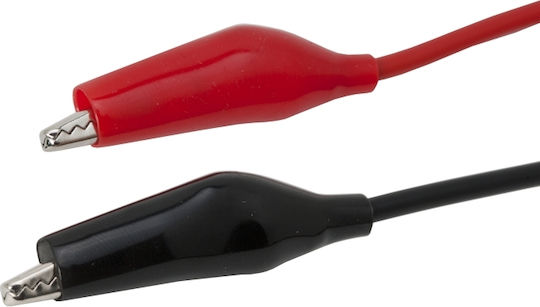 Cablu Multimetru Cleme Crocodil Mufe Banana 93cm Roșu Negru Accesorii Testare Electrică