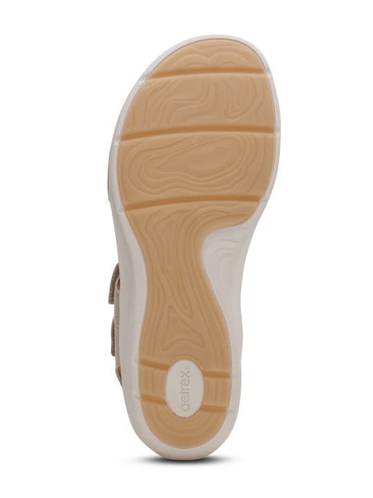 Leather Women's Anatomic Gold Sandals EN2005W