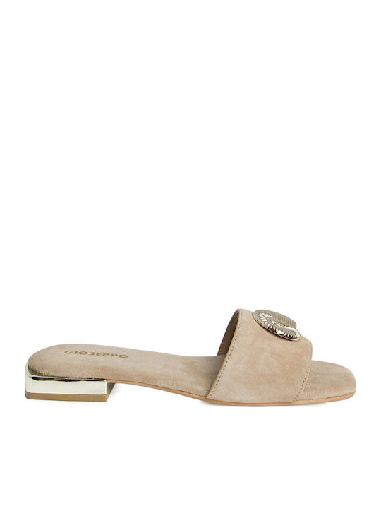 Damen Flache Sandalen Tabac Braun